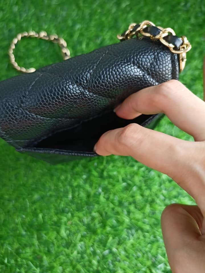 Chanel phone sling caviar, Women's Fashion, Bags & Wallets, Cross