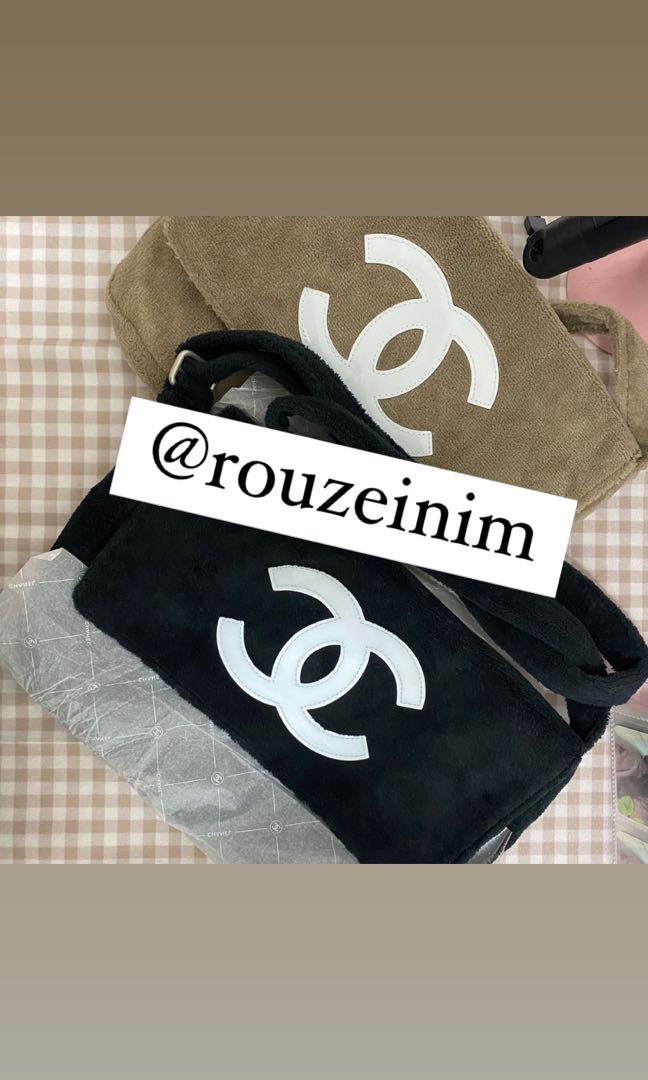 Chanel Towel Bag, Women's Fashion, Bags & Wallets, Tote Bags on Carousell