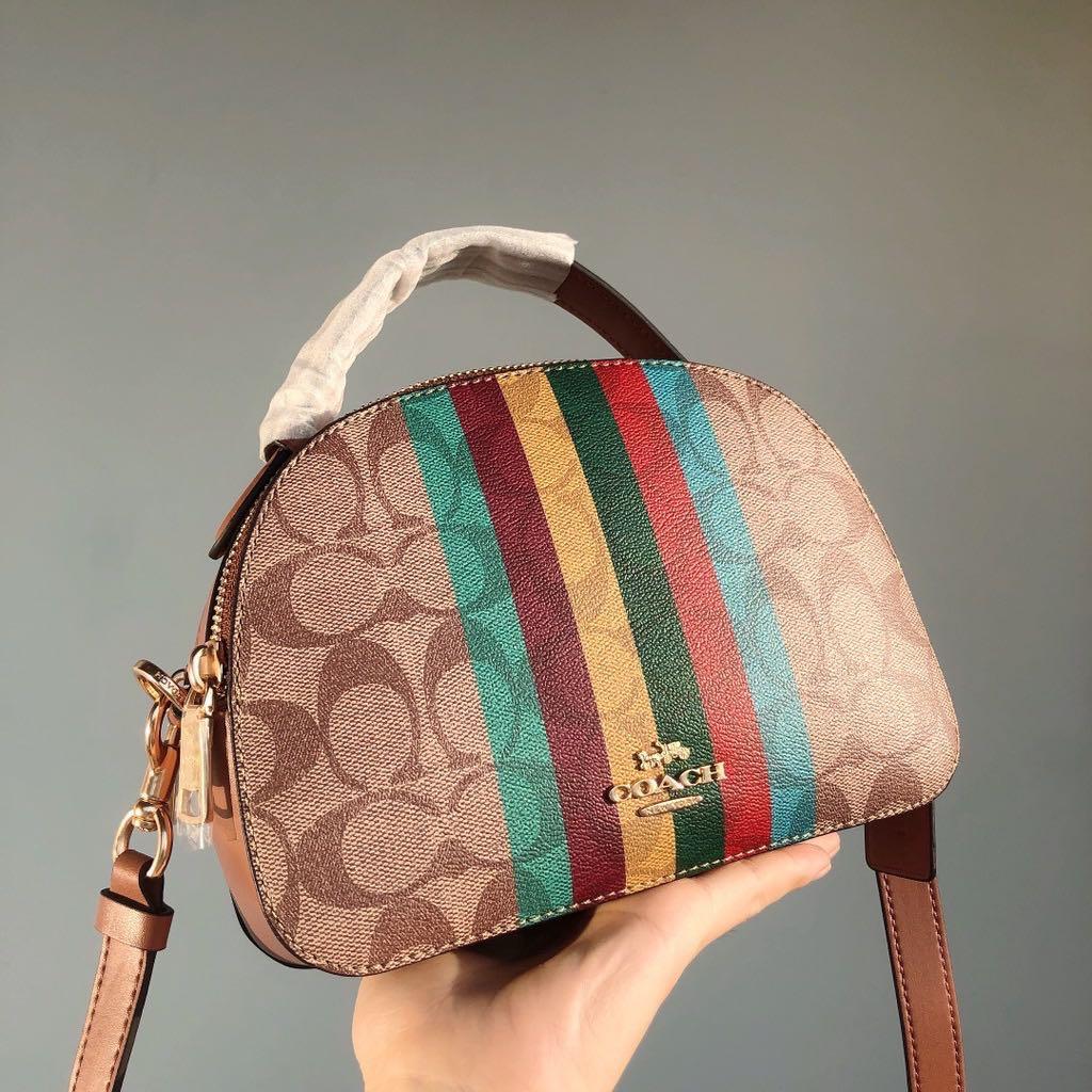Serena satchel in signature hot sale canvas