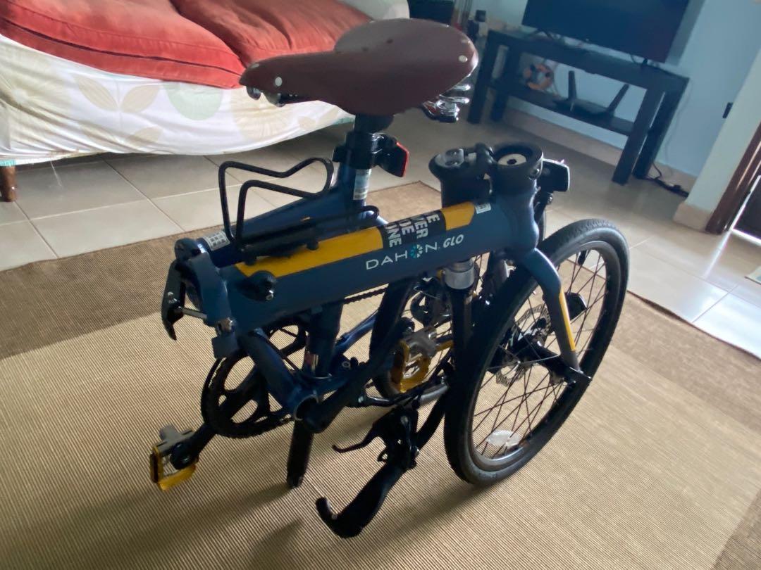 DAHON K1 One Folding Bicycle Blue Yellow Premium Accessories