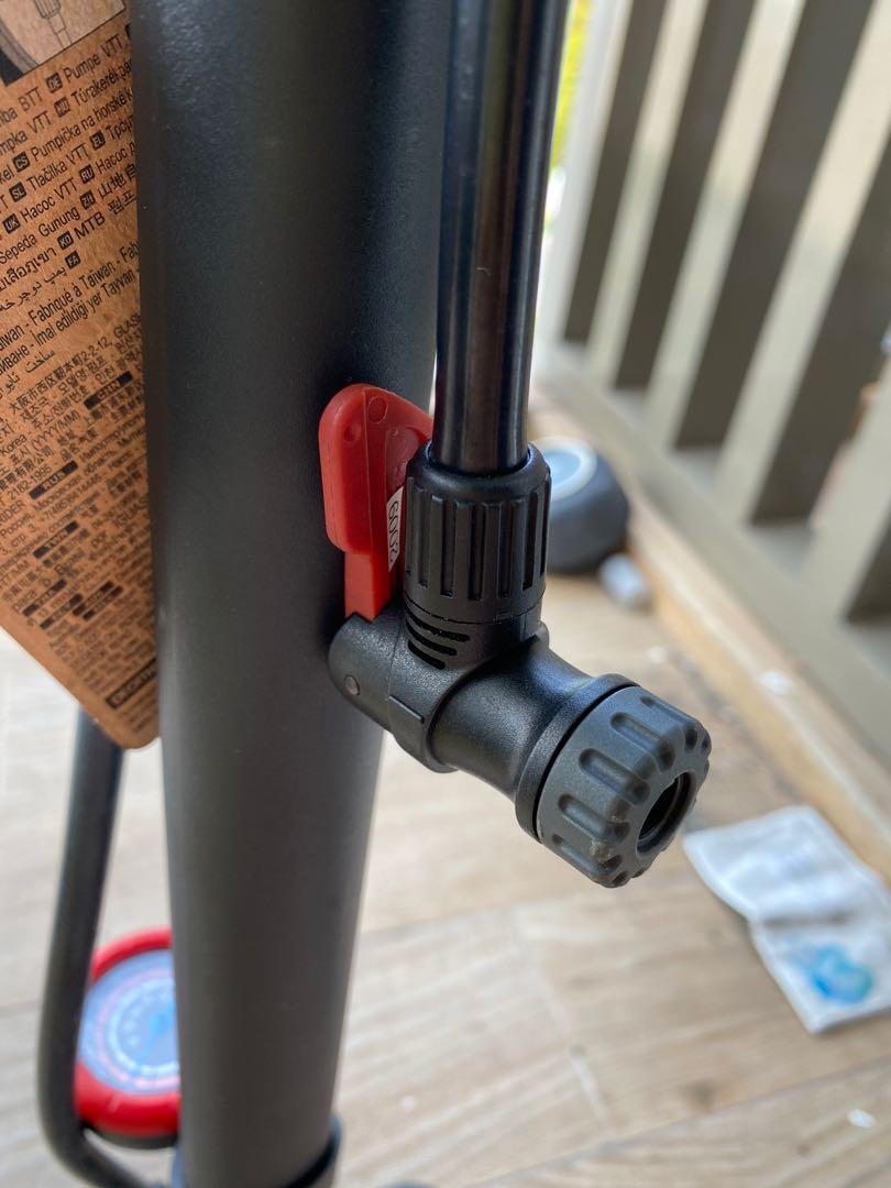 Decathlon Bicycle Pump Floor Pump 500 Sports Equipment Bicycles