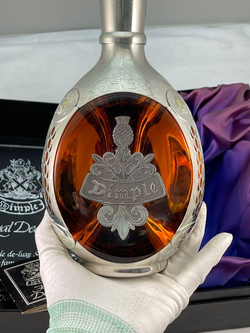 Dimple royal decanter 12yrs whisky 蘇格蘭添寶銀樽威士忌✨ 有批號卡