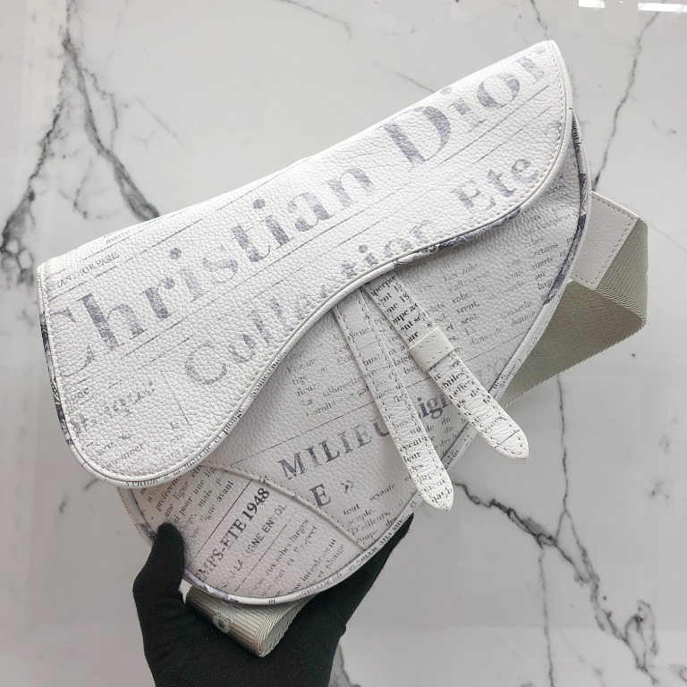 Dior discount saddle newspaper