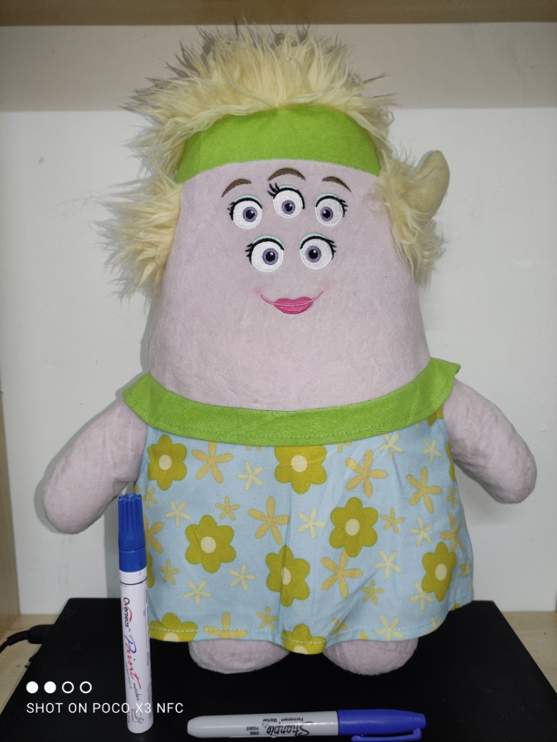 Disney Pixar Monsters University Mrs Sheri Squibbles Original Doll Stuffed Soft Toys Hobbies 6530