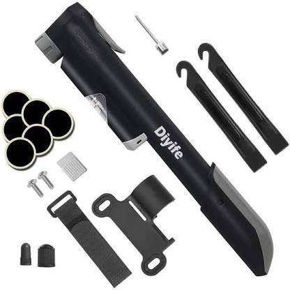 Diyife bike pump hot sale with pressure gauge
