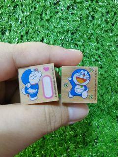 Doraemon Wooden Rubber Stamp Set 3