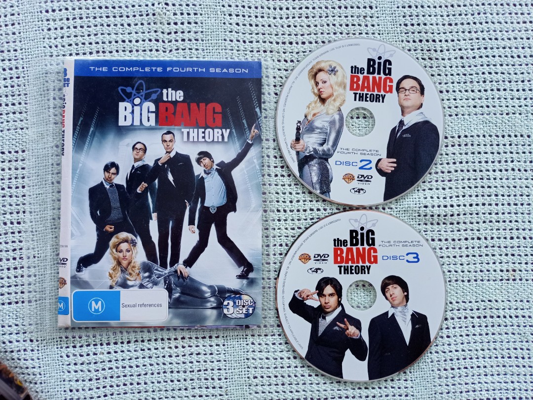DVD The Big Bang Theory : The Complete Fourth Season, Hobbies & Toys ...
