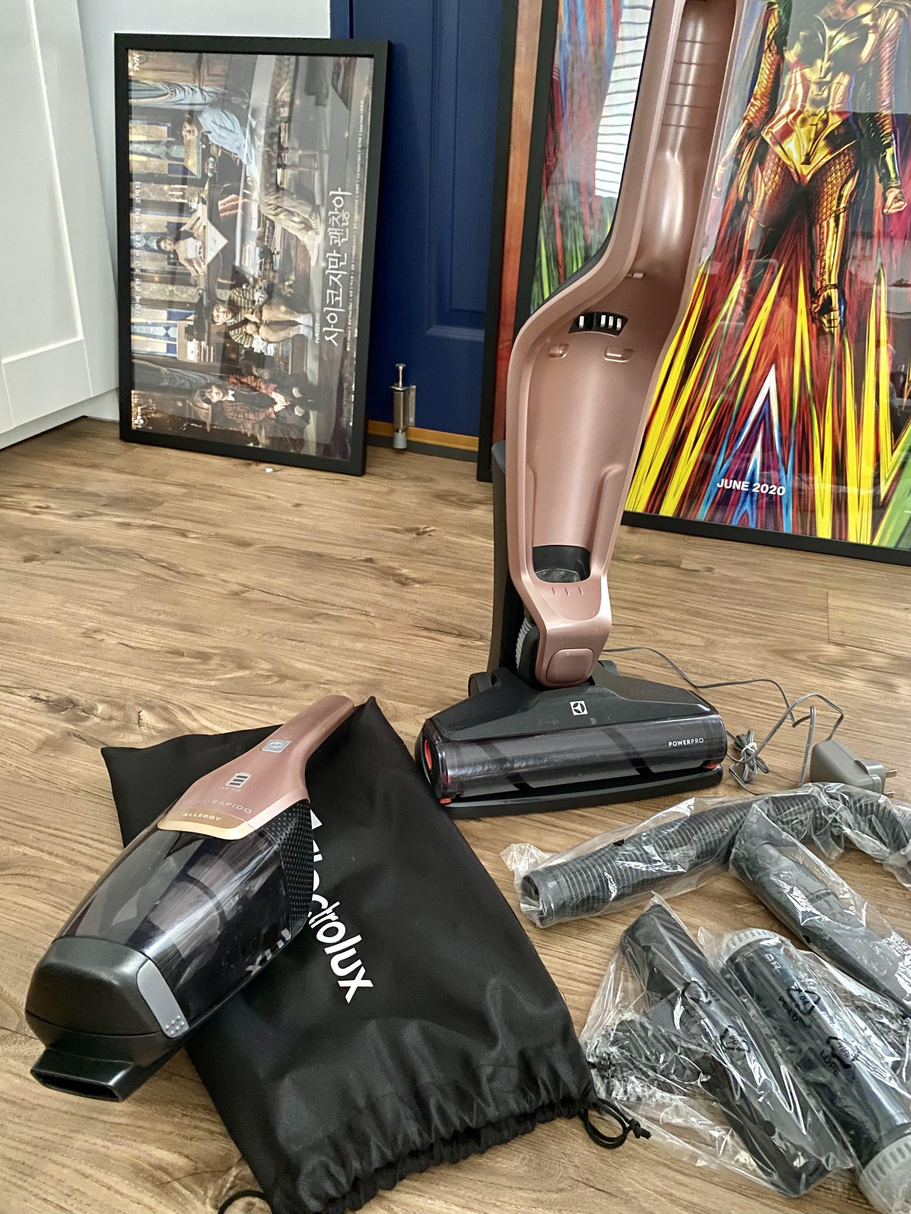 Electrolux 2in1 Ergorapido PowerPro ZB3414AK, soft pink, TV & Home