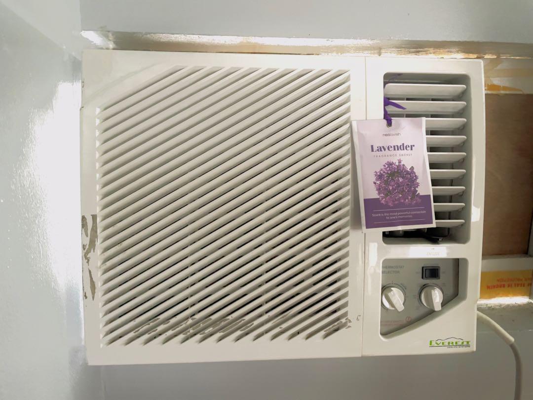 Everest 1HP Window Type Aircon Inverter Grade, TV & Home Appliances