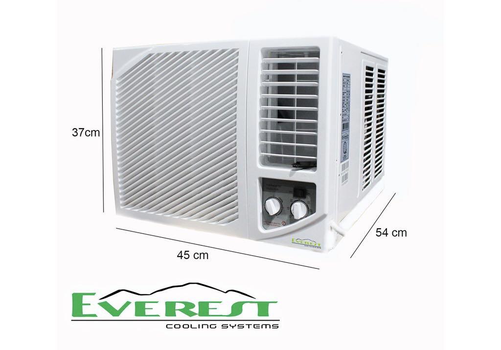 Everest 1HP Window Type Aircon Inverter Grade, TV & Home Appliances