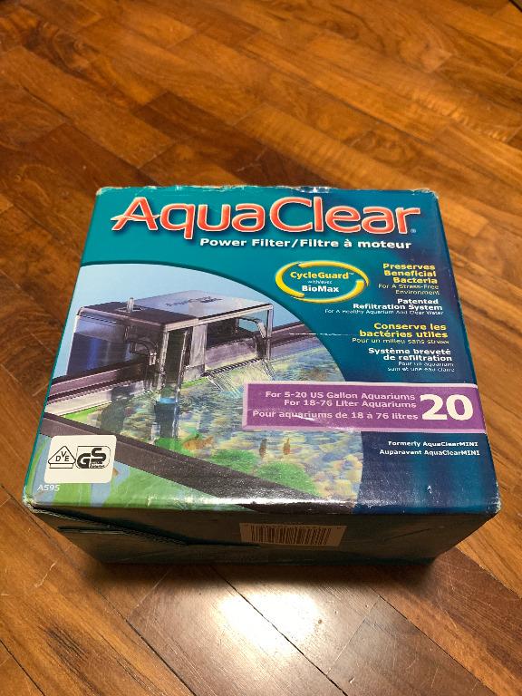 Fluval AquaClear 20 Hang On Filter, Pet Supplies, Homes & Other Pet