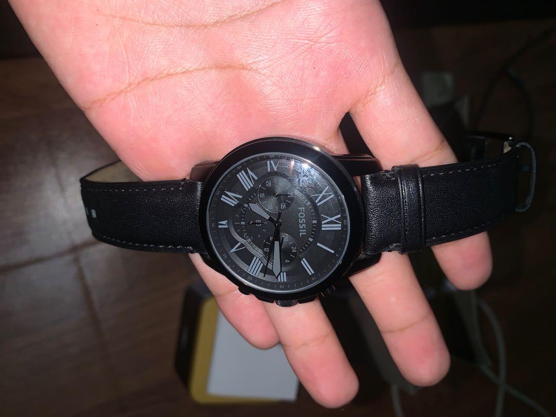 Fossil grant chronograph discount manual