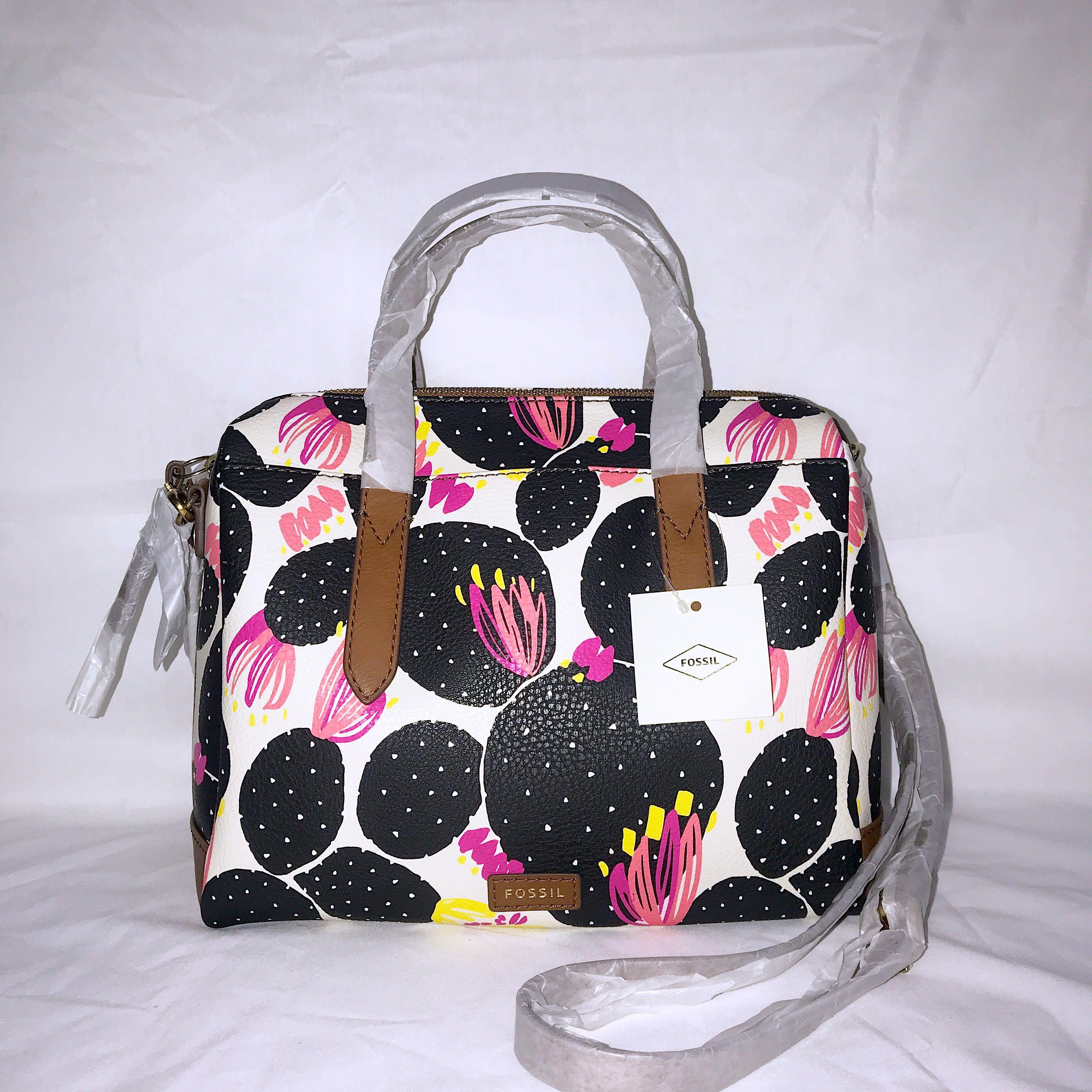 Fossil hailey 2025 satchel black