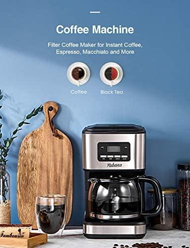 SUGIFT 12-Cup Drip Coffee Maker, Grind and Brew Automatic Coffee Machine  with Programmable,1.8L Large Capacity Water Tank,900W, Black 