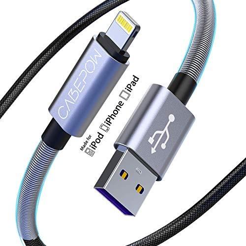 iPhone Charger POWERADD Lightning to USB Cable Compatible with iPhone 11 11 Pro 11 Pro Max Xs MAX XR X 8 7 6S 6 5 3Pack 6FT Lightning Cable Apple MFi Certified iPad and More 