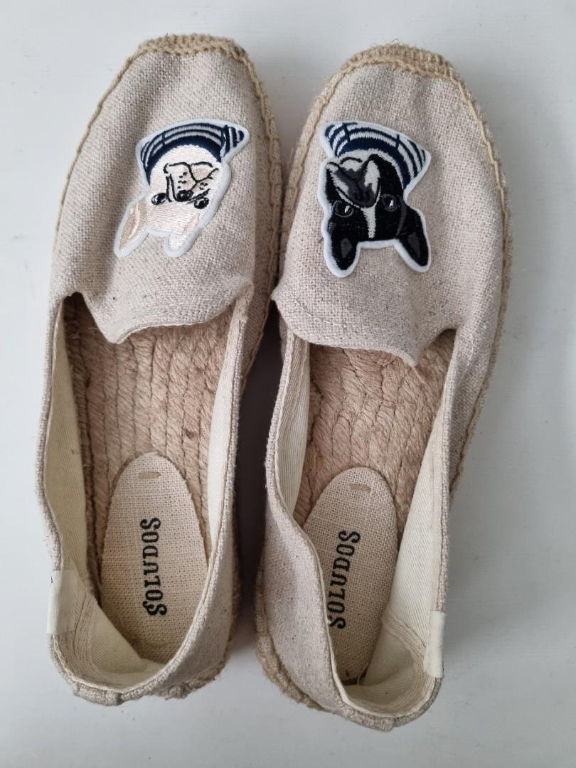 Forklaring Ydmyge kold Frenchie Soludos espadrille shoes. As new worn once. EU size 37, Women's  Fashion, Footwear, Flats on Carousell