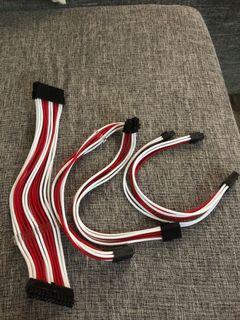 FTW Extension cable - White and Red combo