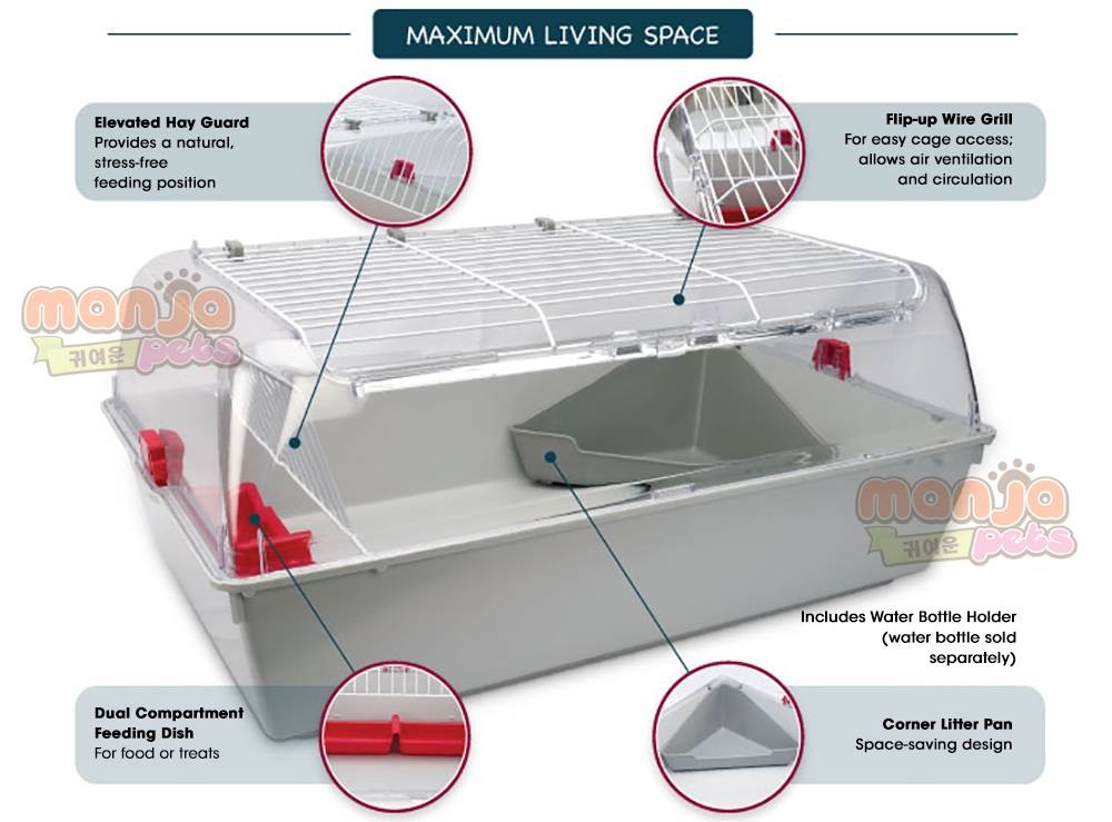 Hagen rabbit deals cage