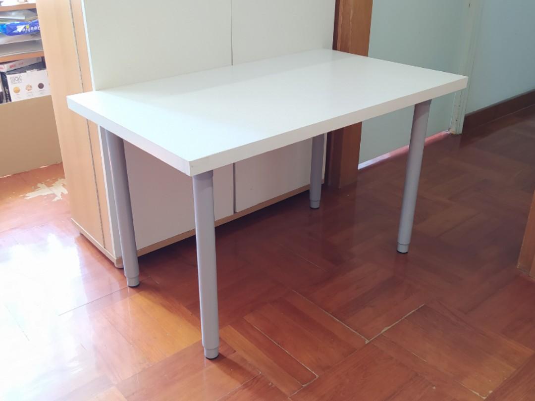 【現金特価】 白 VIKA IKEA AMON 脂っこ テーブル カウンターテーブル・ハイテーブル