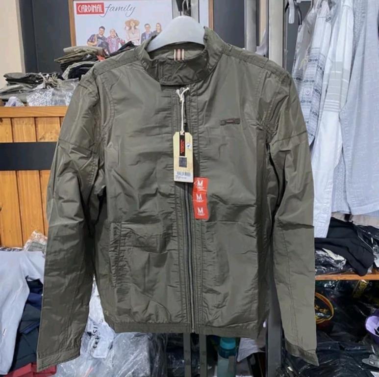 Jaket Cardinal Jaket Jumper Fesyen Pria Pakaian Baju Luaran di