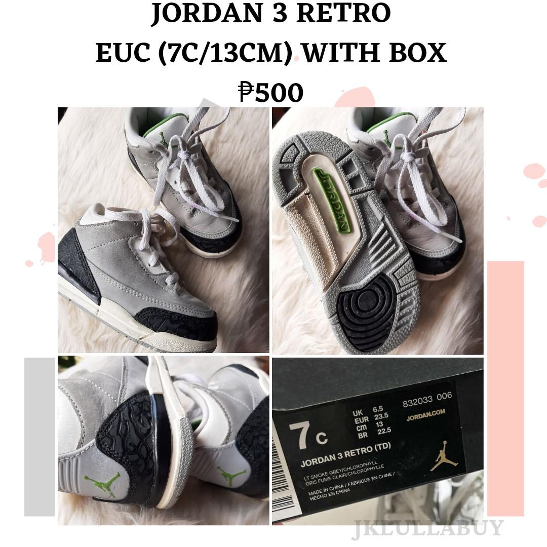 Jordan 3 Baby Shoes Babies Kids Babies Kids Fashion on