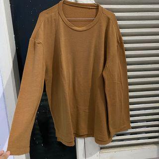 Kaos Coklat Oversize