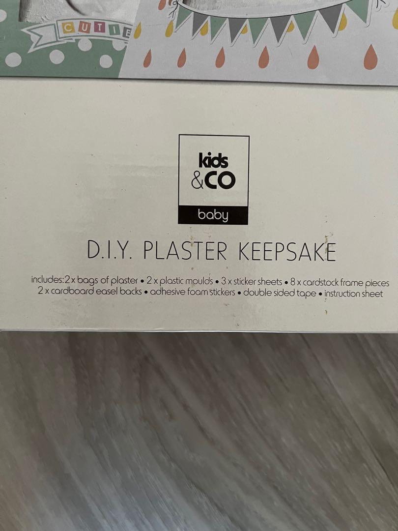 Kmart DIY Plaster Keepsake Footprint Handprint