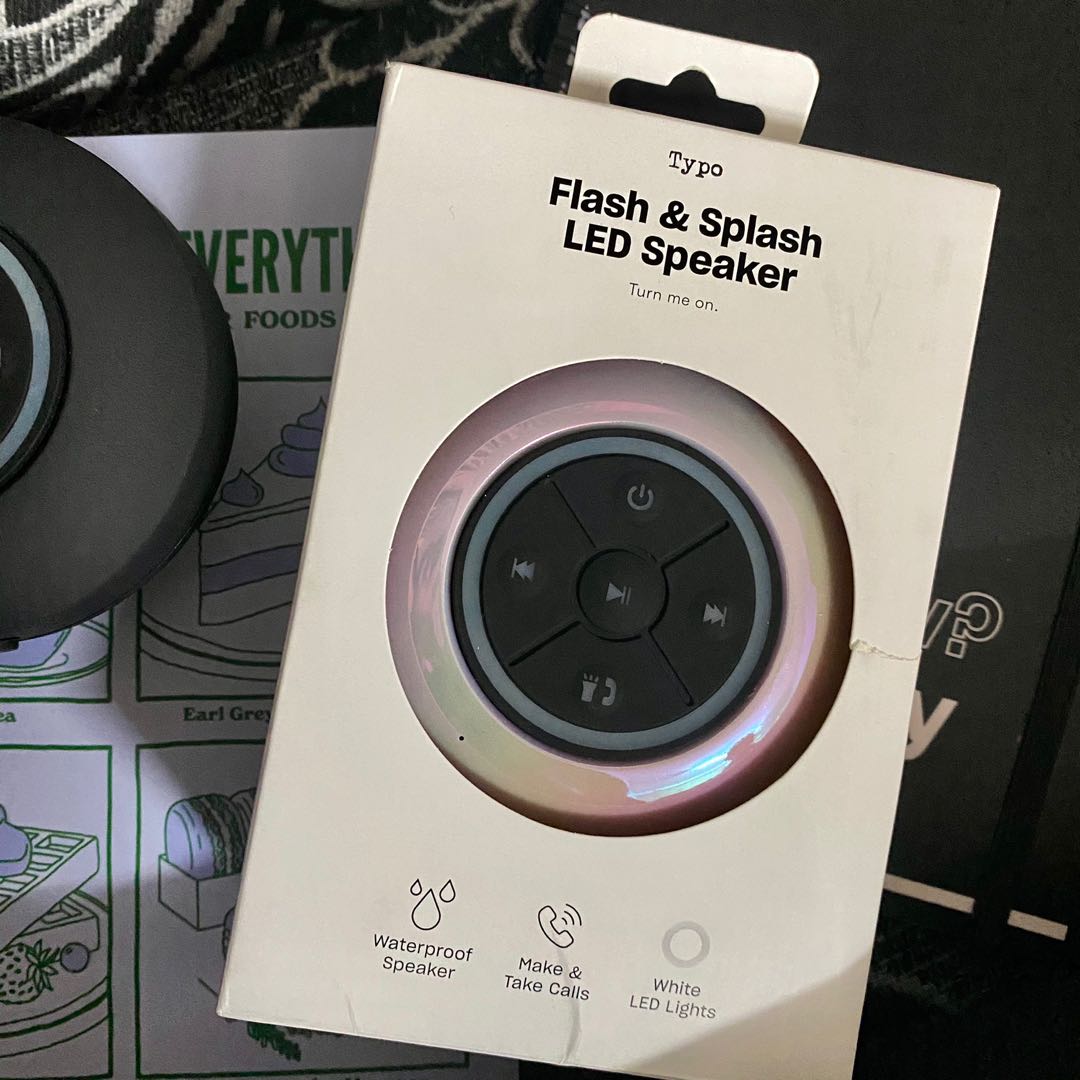 LED Shower Speaker by TYPO, Audio, Soundbars, Speakers & Amplifiers on