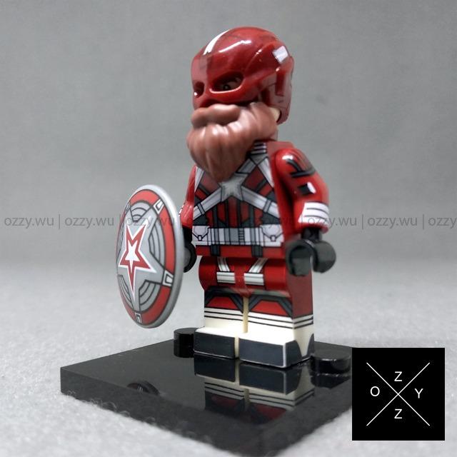 Lego Compatible Marvel Minifigures Red Guardian