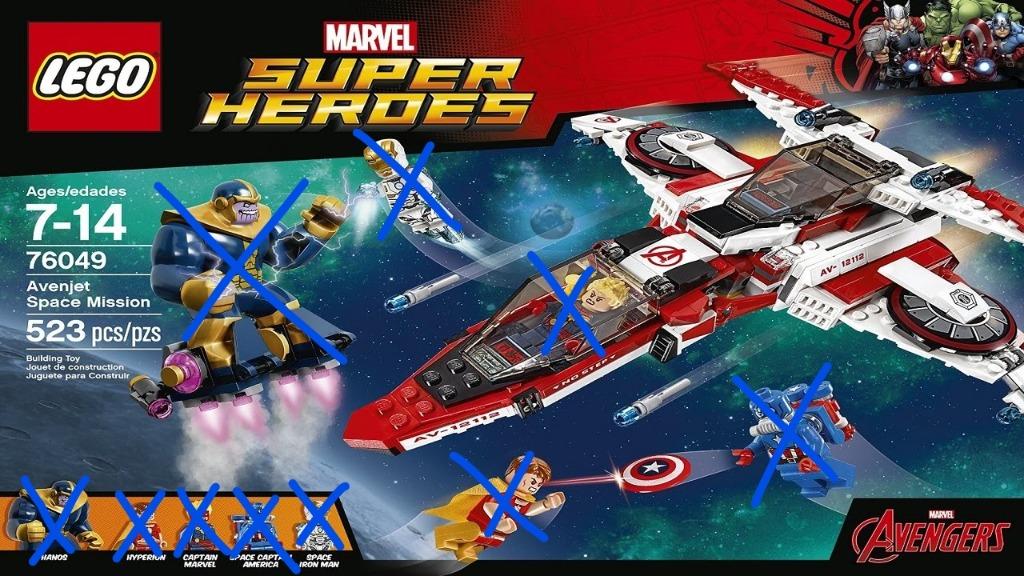 Lego 76049 marvel super heroes avenjet space mission sales