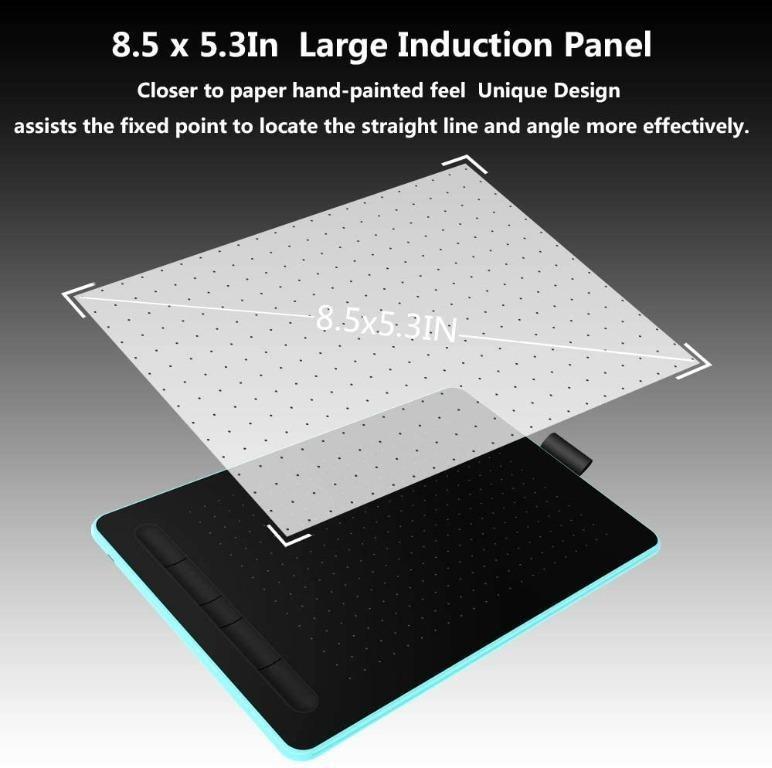 Letsketch Graphics Tablet WP9620 For Drawing Writing Sketching School / Office / Home, Computers