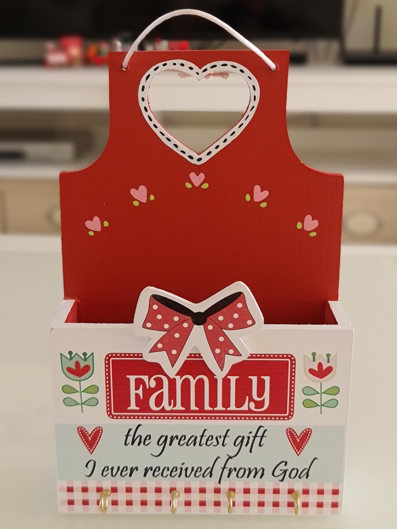 Letter with Key Holder Box, Furniture & Home Living, Home Decor, Other