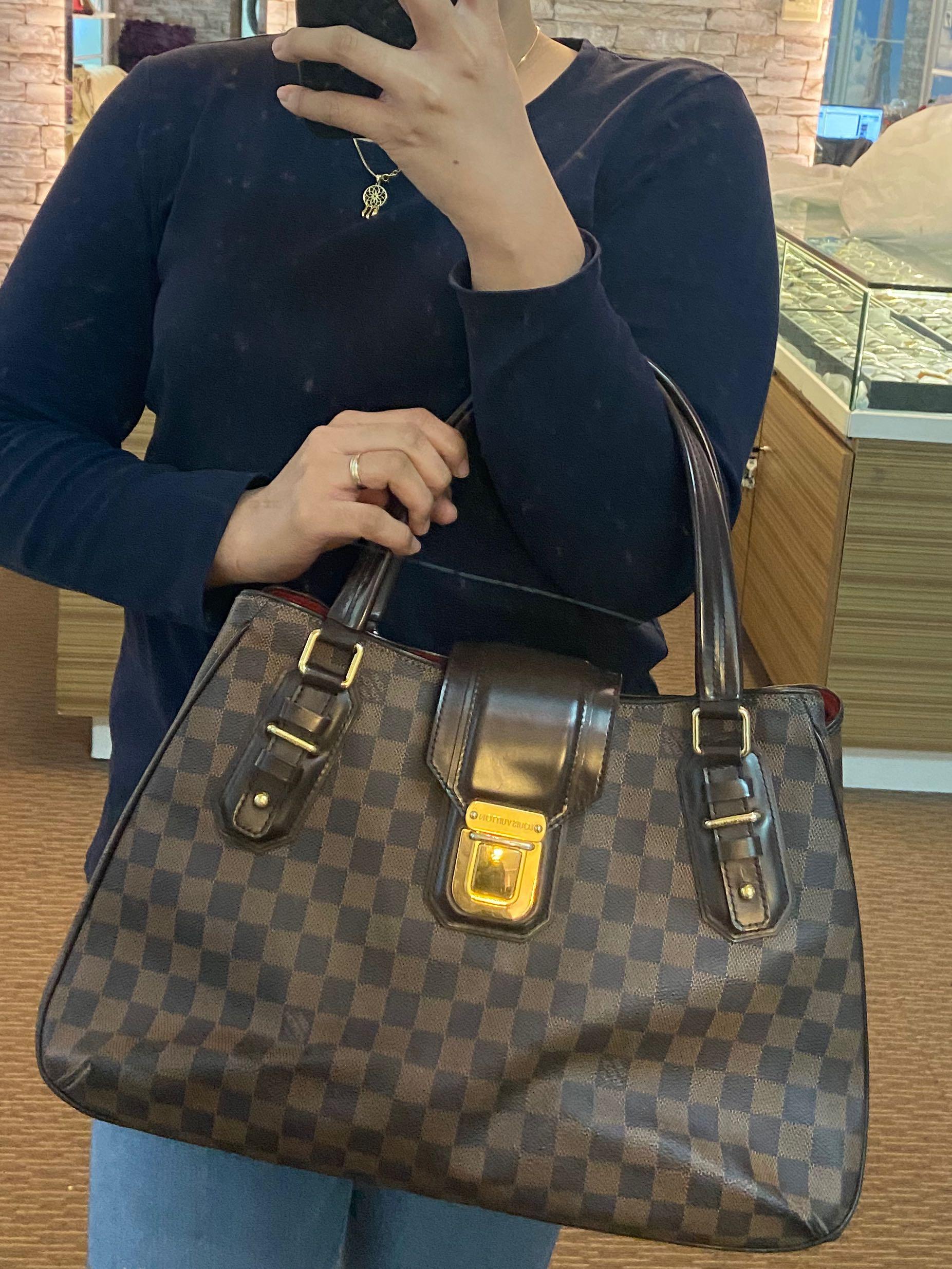 Louis Vuitton Griet Ebene Damier, Luxury, Bags & Wallets on Carousell