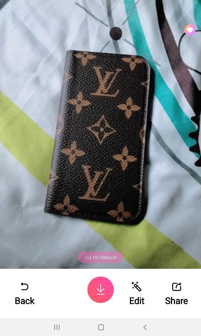 Louis Vuitton Monogram Folio iPhone 5 5S Flip Phone Case Wallet