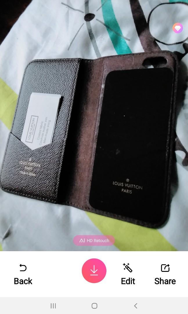 Louis Vuitton Folio iPhone 5 5S Flip Phone Case Fashion, Watches & Accessories, Wallets & Card on Carousell
