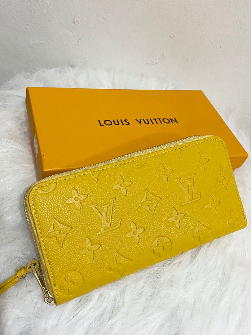 LV Yellow long wallet, Women's Fashion, Bags & Wallets, Wallets