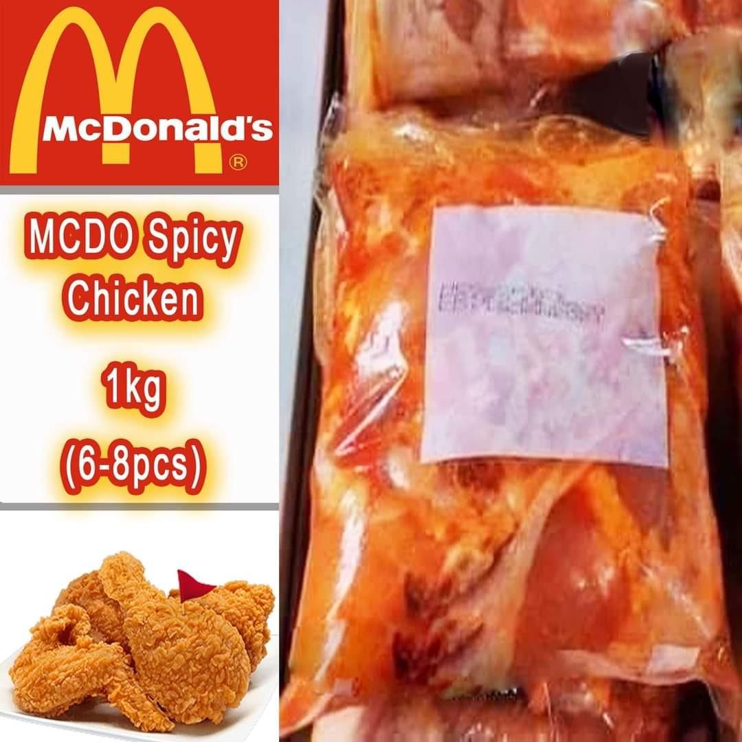 Mang inasal, jollibee, chowking, mcdo spicy chicken 1 kilo, Food