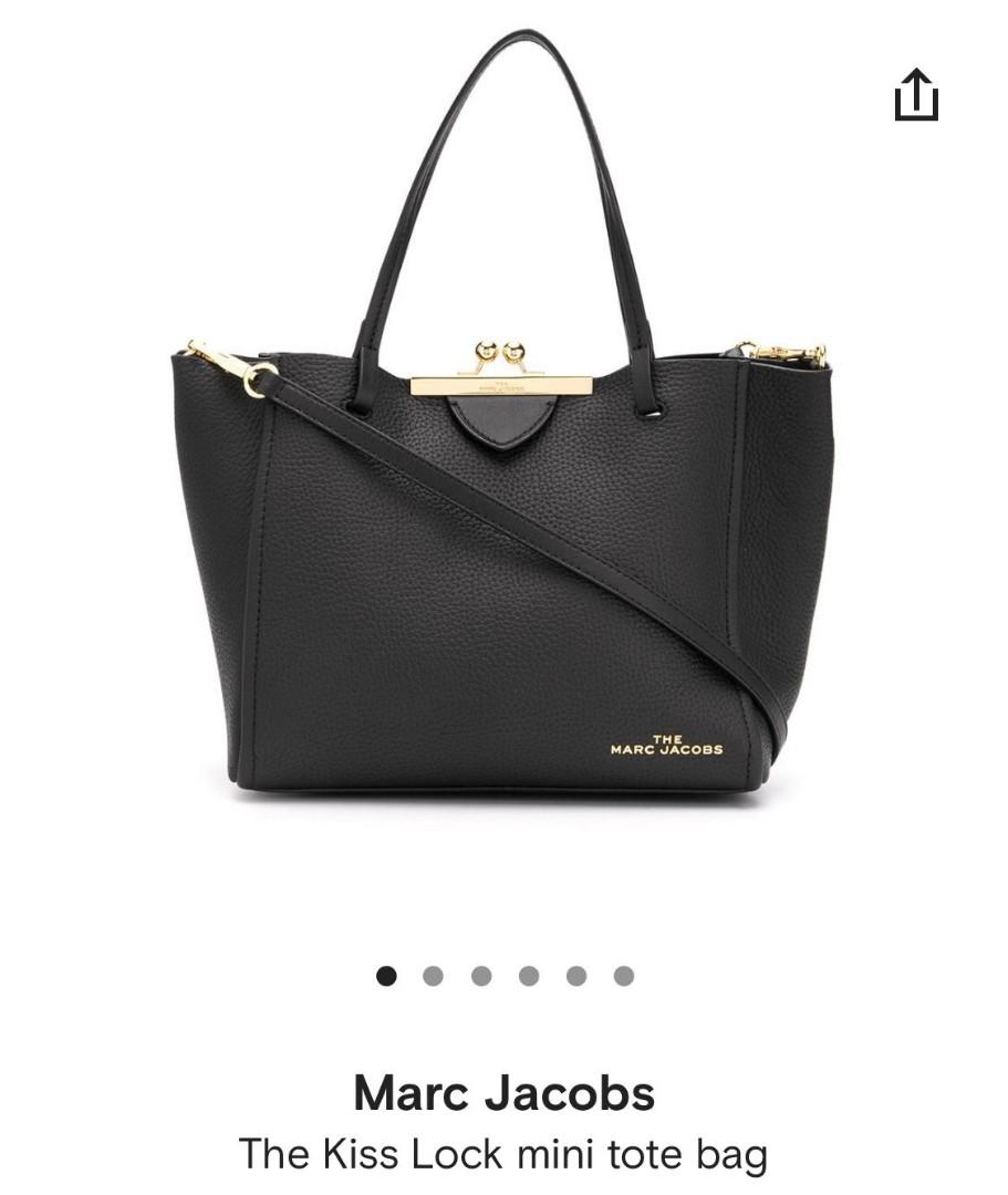 Marc jacobs lock 2025 that leather tote bag