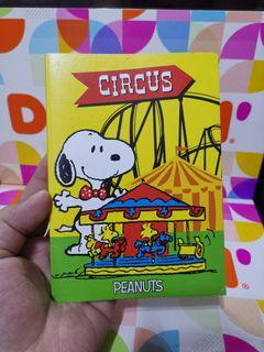 McDonalds x Peanuts Snoopy Circus Booklet