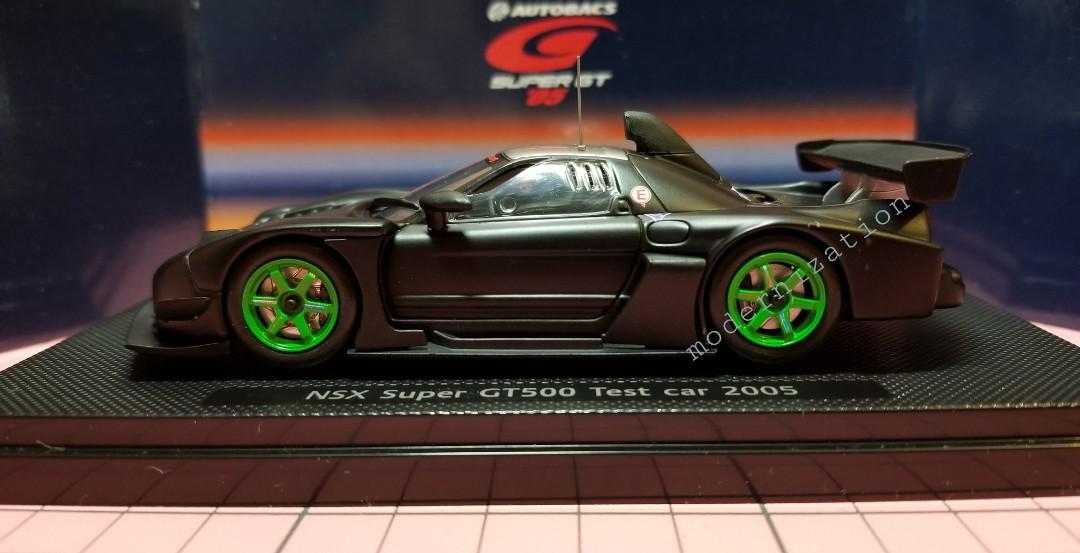 ▫1:43 Honda NSX TEST CAR Super GT500 2005 (Matte Black) EBBRO 1