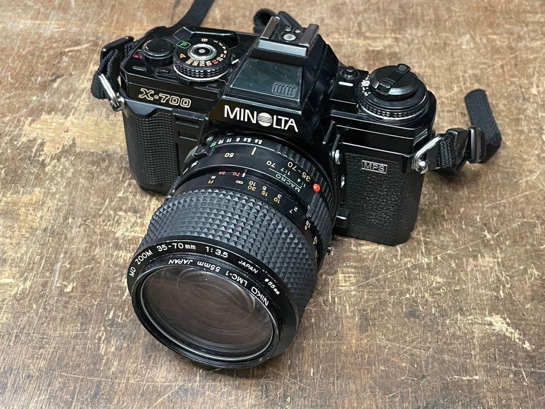 Minolta X-700 連原廠35-70mm f3.5變焦鏡, 攝影器材, 相機- Carousell