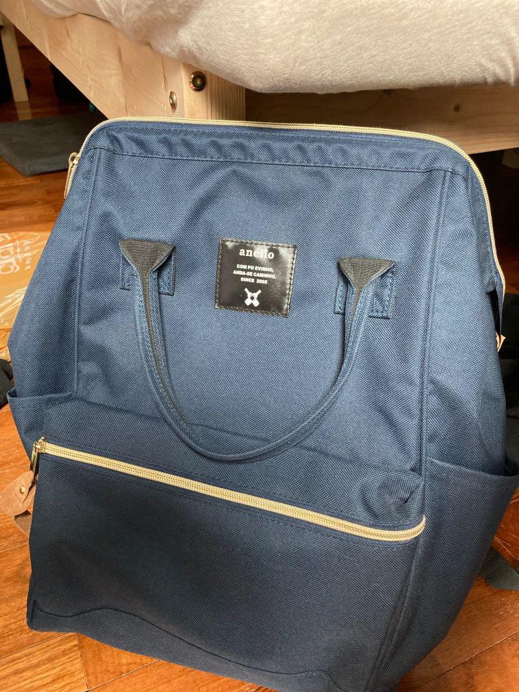 Mint condition Anello Bag Navy blue Women s Fashion Bags Wallets Backpacks on Carousell