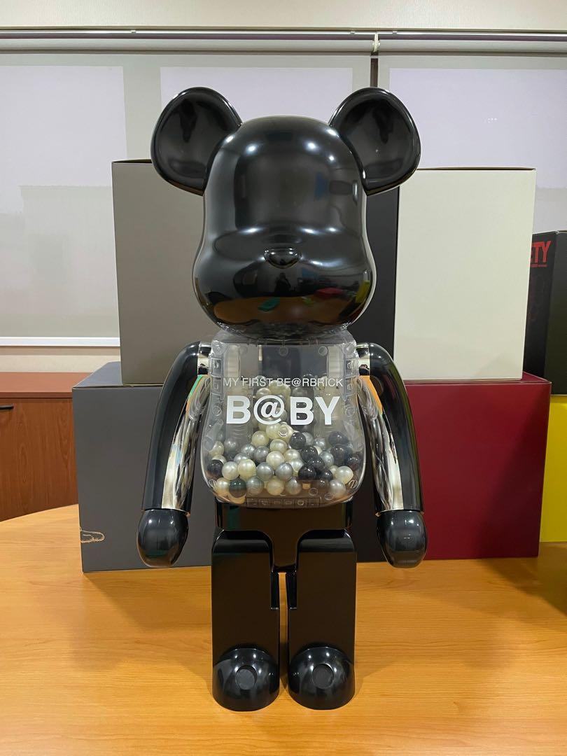 BEARBRICK MY FIRST CLEAR BLACK PLATED - www.fountainheadsolution.com