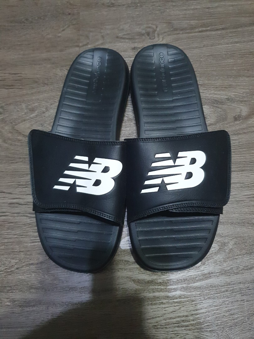 New Balance pool slides, Men's Fashion, Footwear, Flipflops and Slides on Carousell