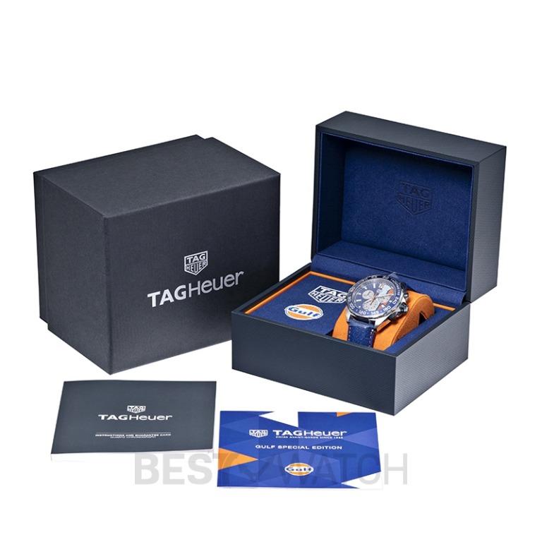 NEW TAG Heuer Formula 1 Chronograph Gulf Special Edition Quartz Blue Dial Men s Watch CAZ101N.FC8243 Luxury Watches on Carousell