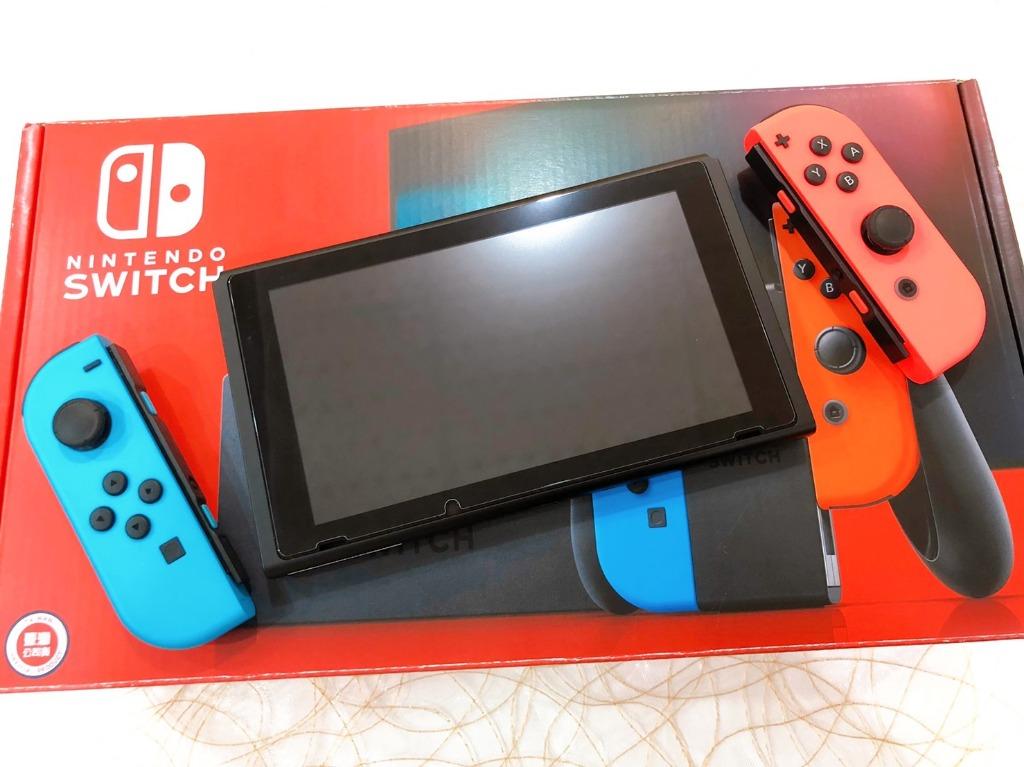 Nintendo Switch 紅藍電力加強版HAC-001(-01) #保固中#二手遊戲主機