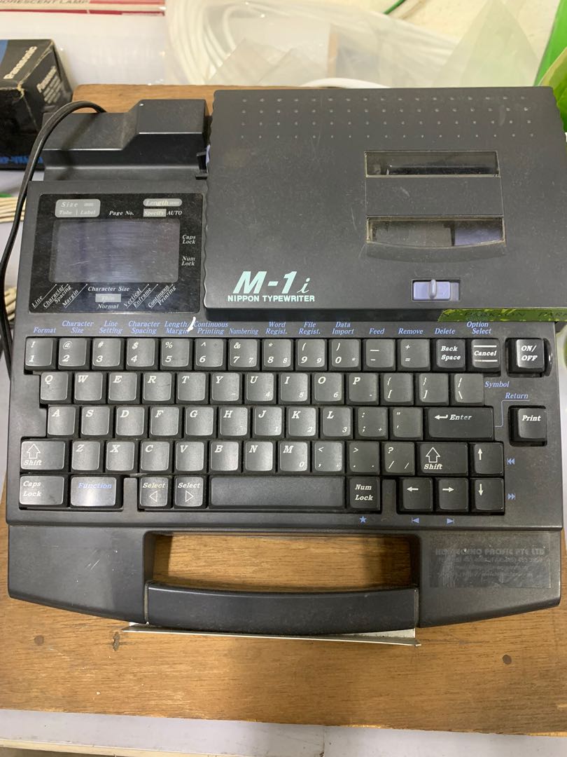 NIPPON TYPEWRITER M1i Label printing machine (Made in Japan