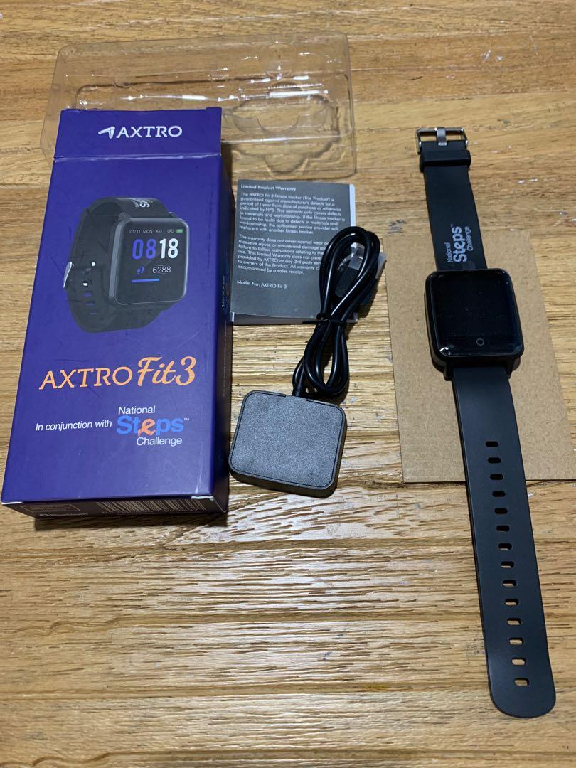 Axtro Fit 3 NSC HPB Fitness Tracker (Season 6), Health & Nutrition