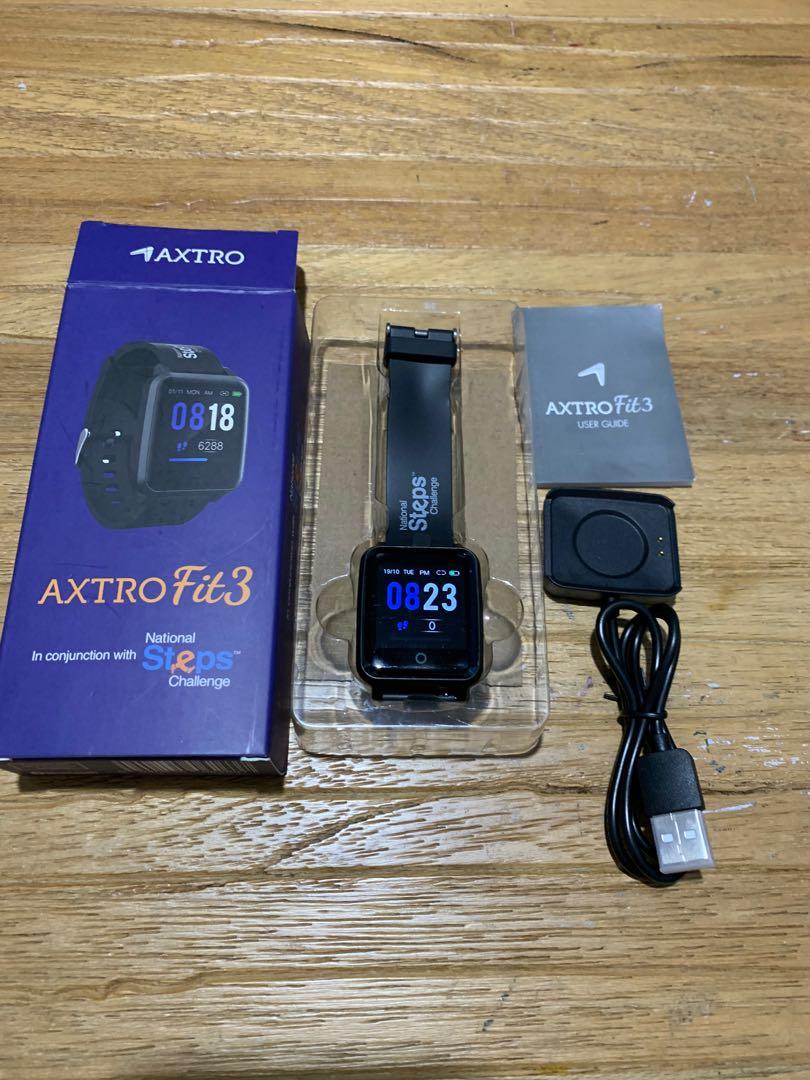 Axtro Fit 3 NSC HPB Fitness Tracker (Season 6), Health & Nutrition