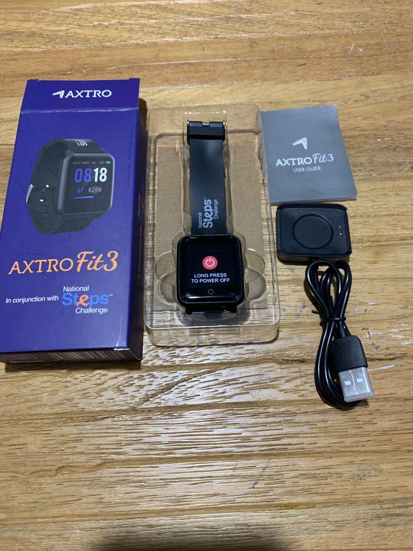 Axtro Fit 3 NSC HPB Fitness Tracker (Season 6), Health & Nutrition